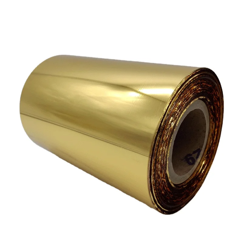 Hot Selling PVD Technology 24k Hot-Pressure Gold Foil  For Gold Craft Picture And Gold Painting