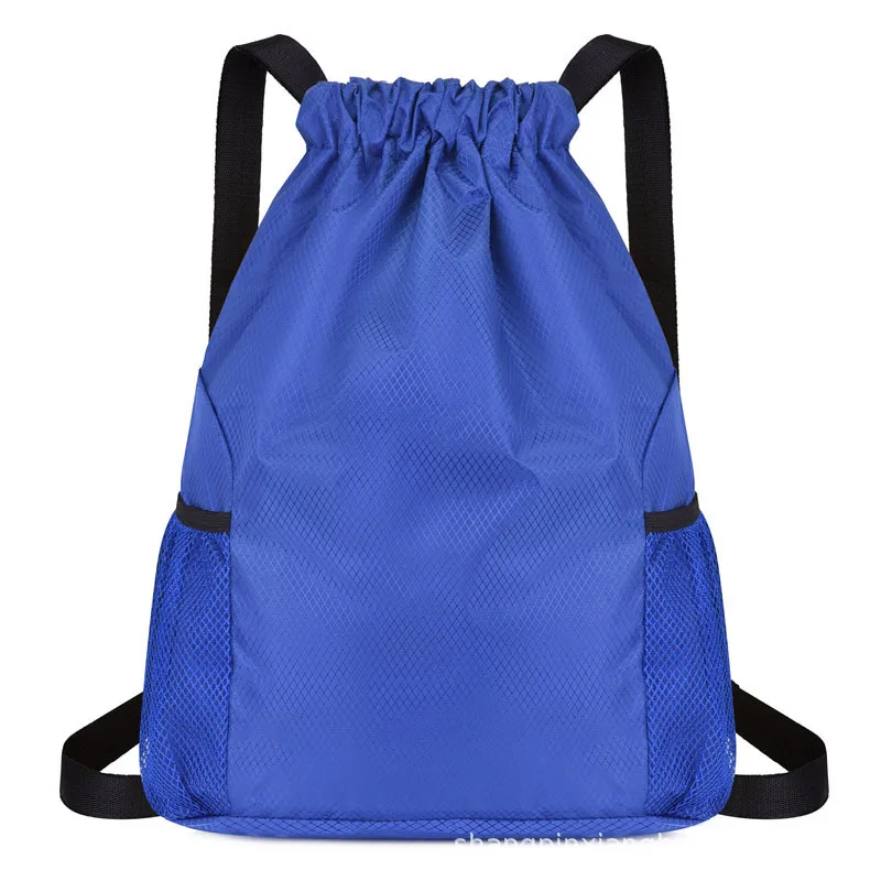 Low MOQ Custom Gifts Tropical Pull String Bag Sport Backpack Polyester Reusable Drawstring School Bag For Outdoor Use