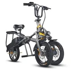 Dokma scooter electric adult 14 inch 250w electric 3 wheel scooter bike for old man