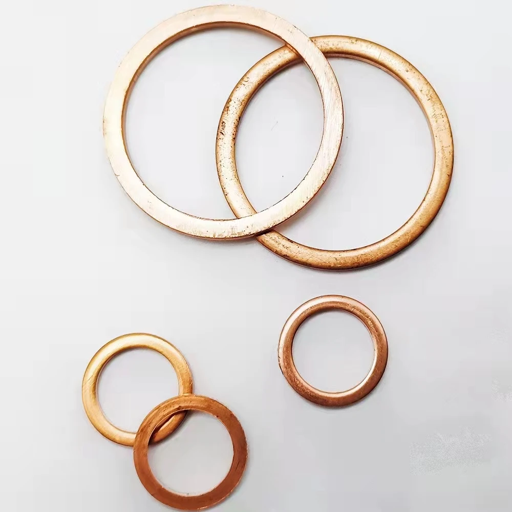 Flat copper washer Washer Sealing washer Hollow copper ring