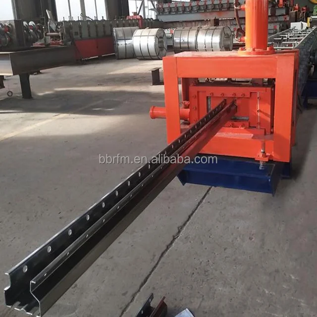 Storage Goods Shelf Pillar Upright Post Roll Forming Machine