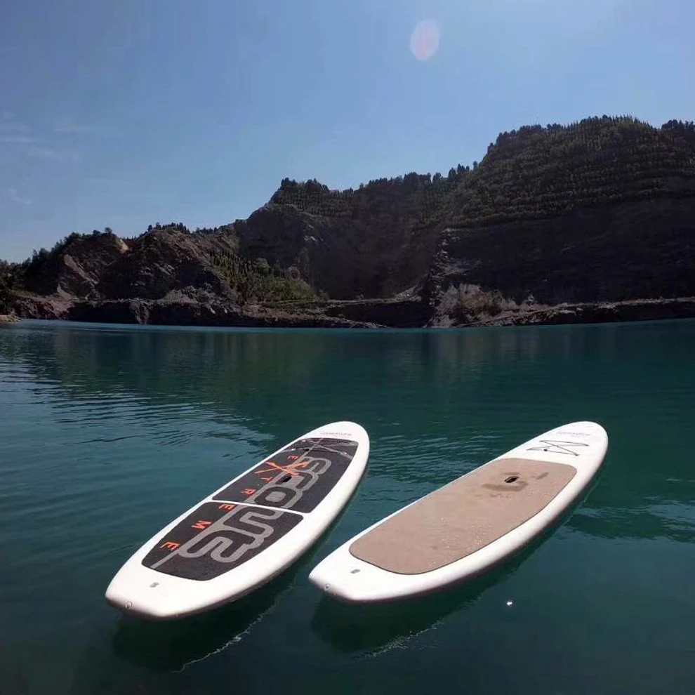 OEM Cheap Price Wholesale Customized Logo Foam Paddle Board Plastic Hard SUP Paddle Board Durable Multi-Sport SUP Paddle Board