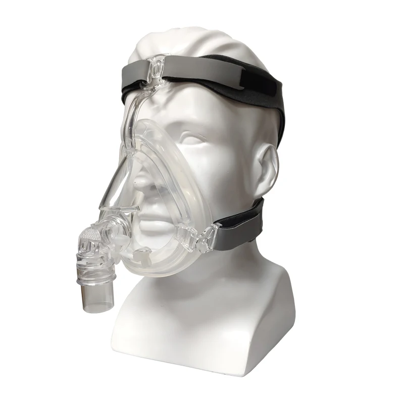 FA-04A full face CPAP mask silicone  for auto BIPAP BMC Resmed Respironics machine with Beautiful packing bag