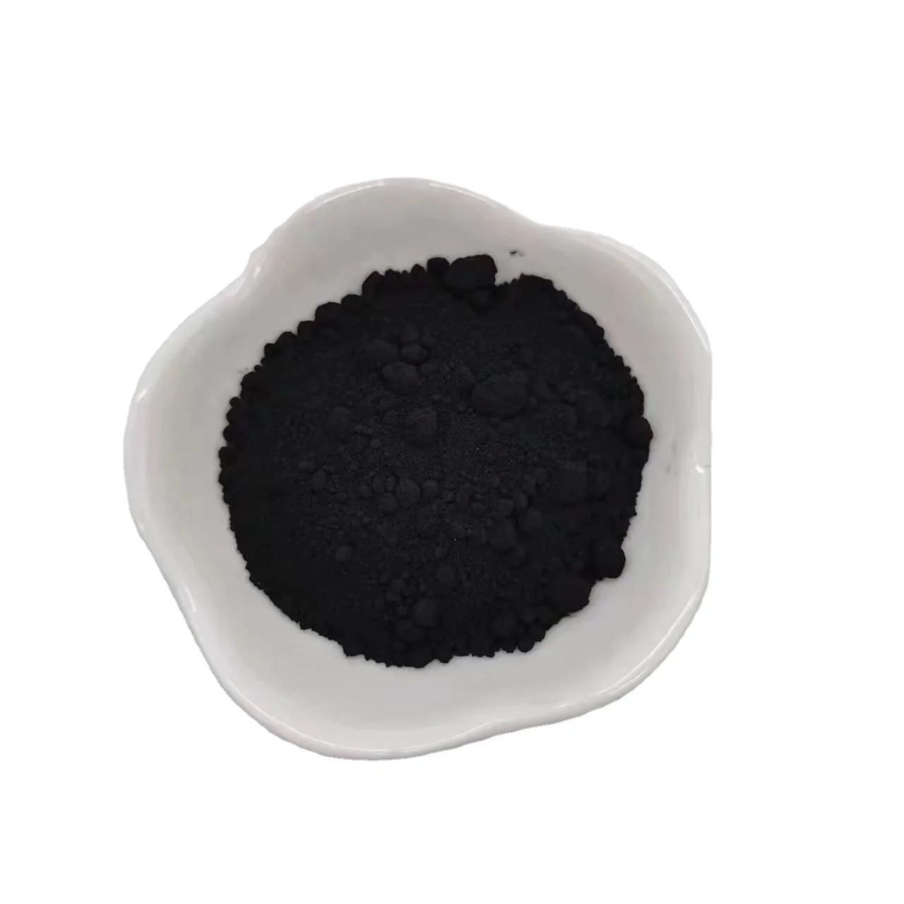 Black chrome mirror nails pigment powder black nail polish iron oxide black