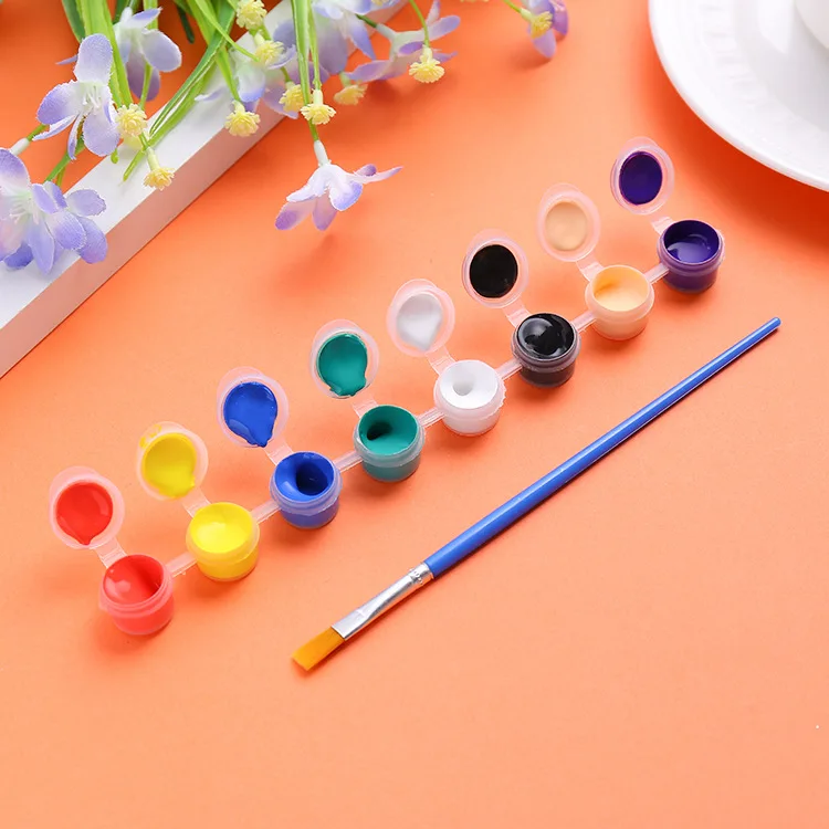 Wholesale Enamel Doll Gypsum Painting Special Pigment Kindergarten Water Acrylic Paint