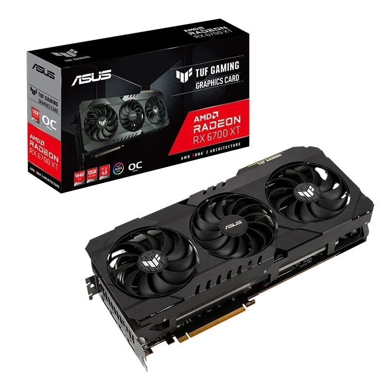 DUAL-RX6700XT-12G видеокарты GPU графическая карта новый RX 6700XT 12 Гб