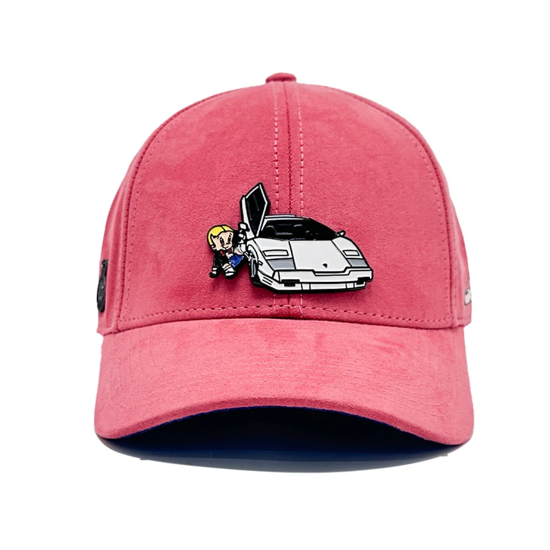 OEM High Quality Suede Baseball Cap Wholesale Gorras Custom Embroidery Logo Curved Brim Sport Baseball Cap