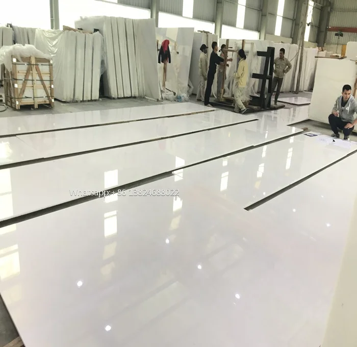 Vietnam white marble tiles and cut to size from own quarries