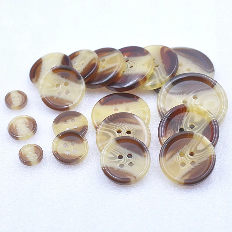 polyester  horn effect Suit  shirt buttons trousers buttons coat buttons