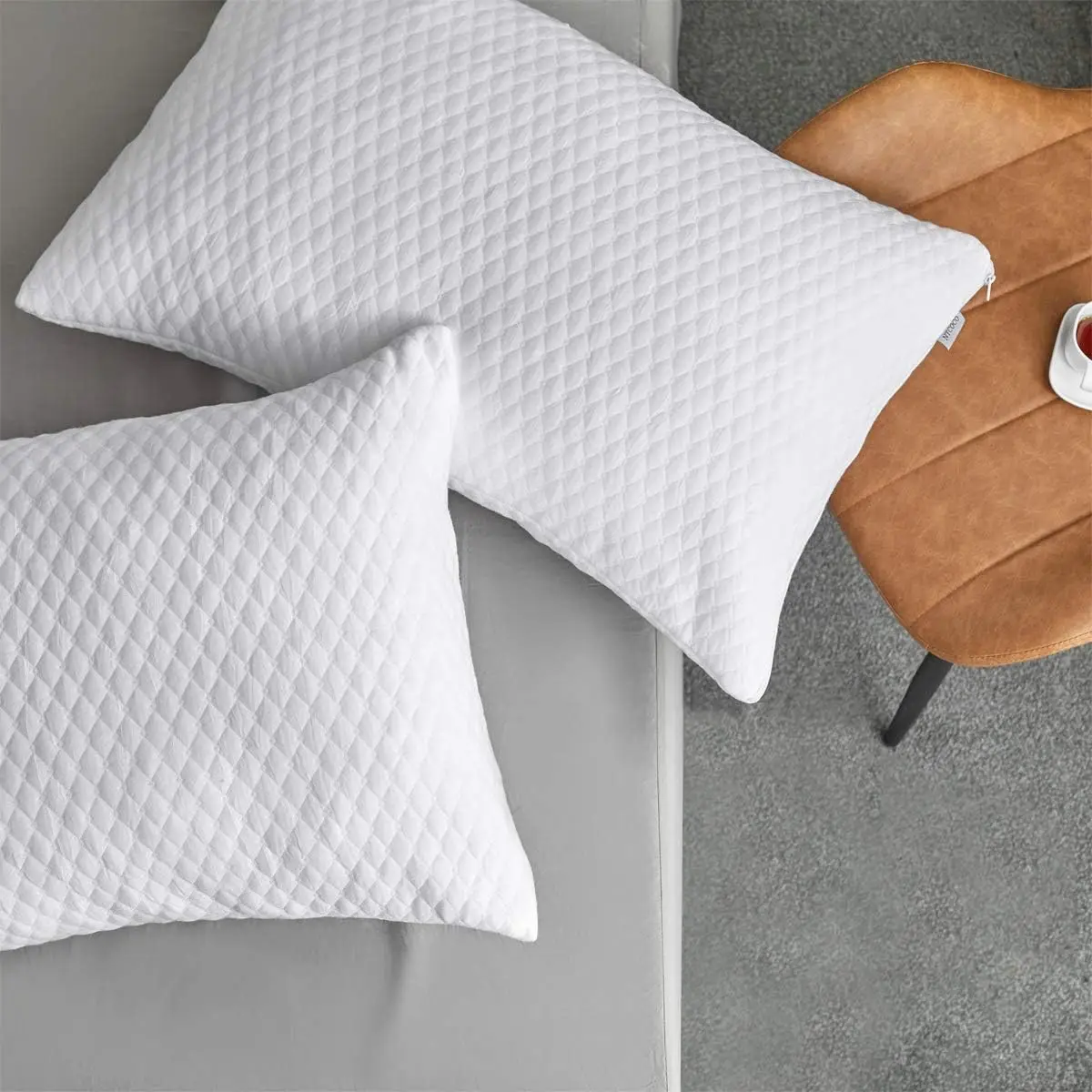 White Pure Cotton Pillow Core 45x45 Polyester Fiber Inside Material of the Pillow Interior Pillows Inner