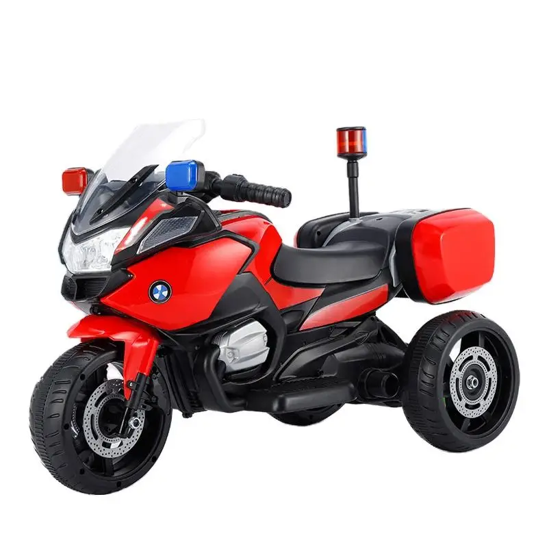 Electric tricycle for children Electric remote control baby stroller large battery car electric motorcycle with music