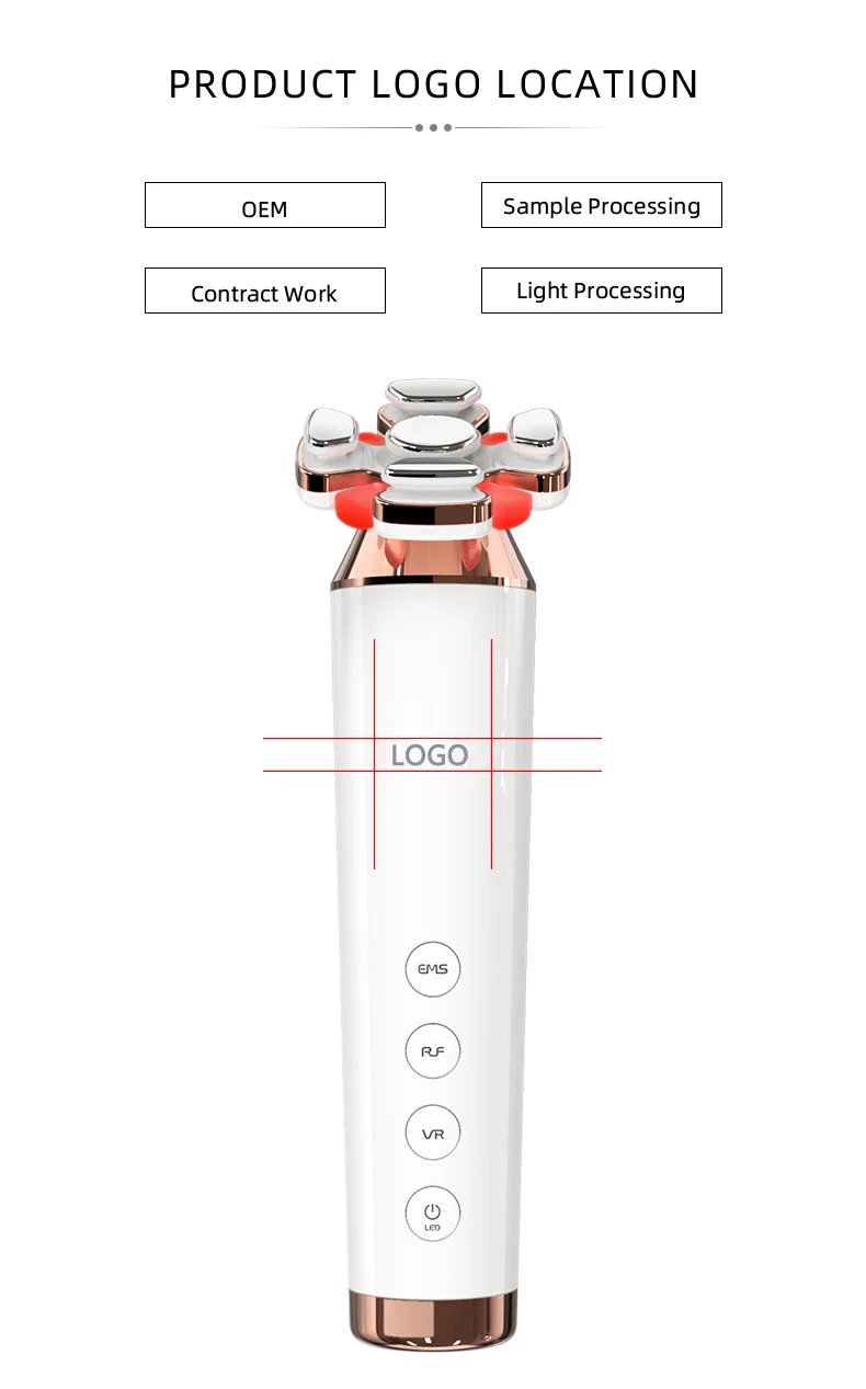 home hand-held portable ems RF rejuvenation 3 in1 beauty equipment usb rechargeable multifunctional beauty device