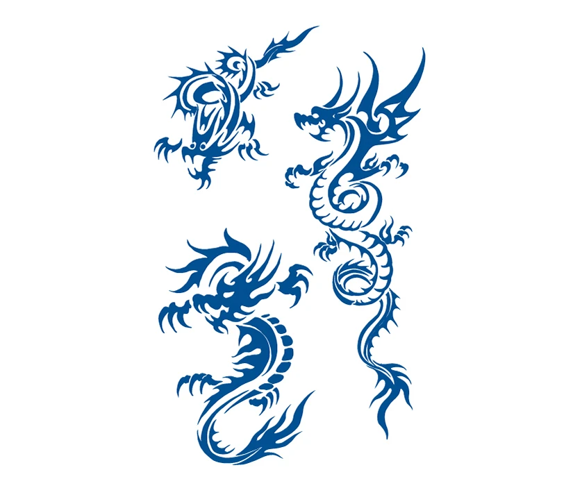 Детские татуировки мужские черные женские стиль дешевые языческие товары-тагон после Suply изображение ангела для животных