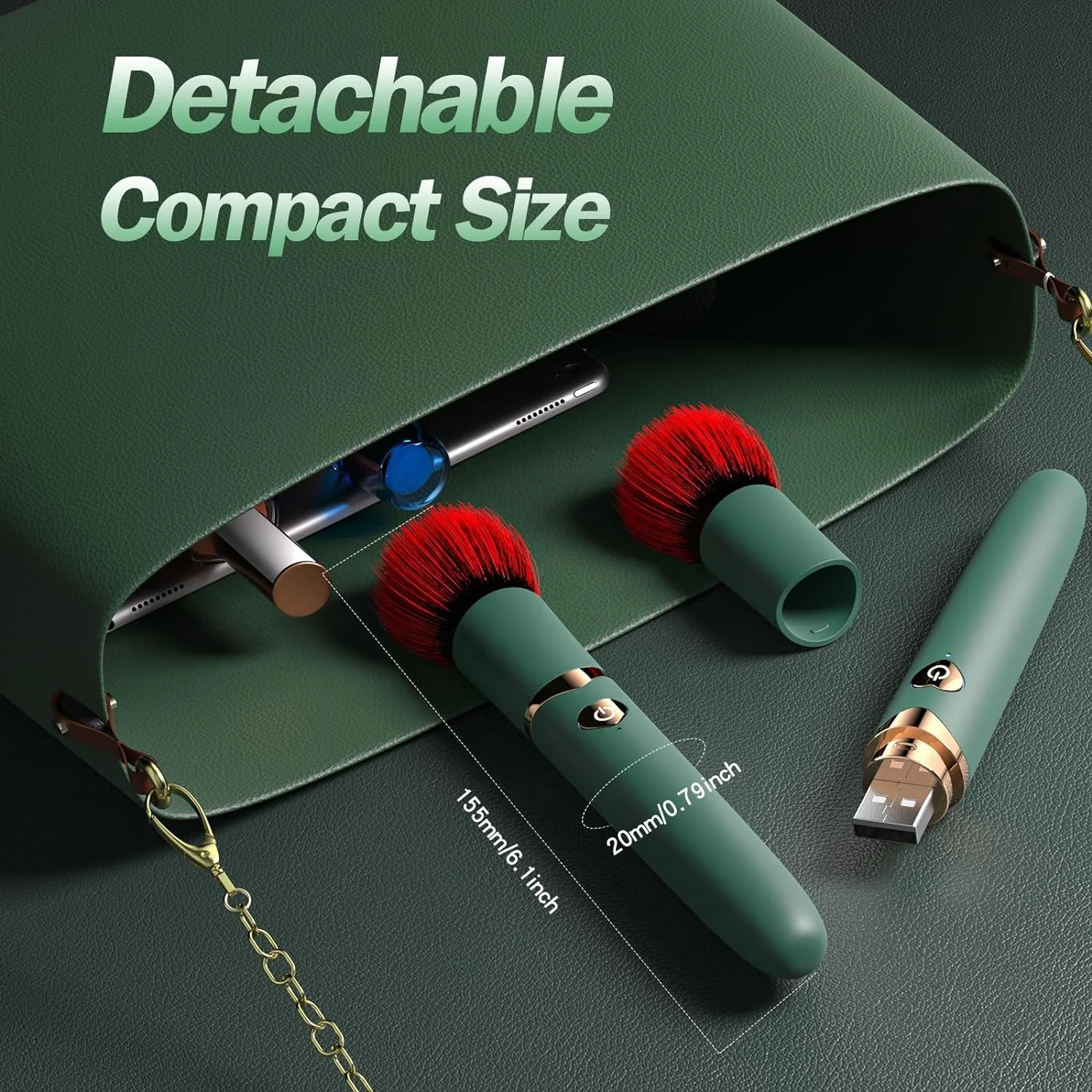 Mini Vibrator Bullet Adult Toys Female Sex Toys Detachable Makeup Brush Discreet Vibrators Nipple G Spot Clit Vibrator