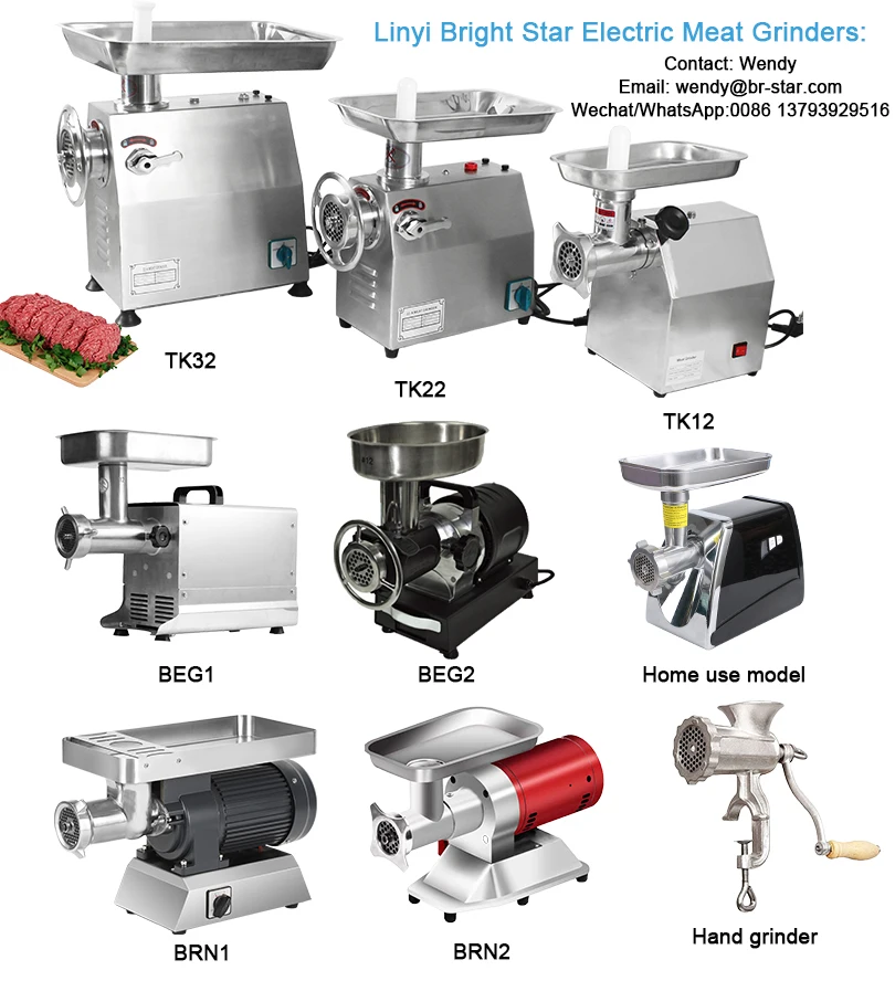 2200W Stainless Steel Meat Grinders Commercial Grinder TK 22 32 Commercial Use Food Mincer Electric Meat Grinder for Sale