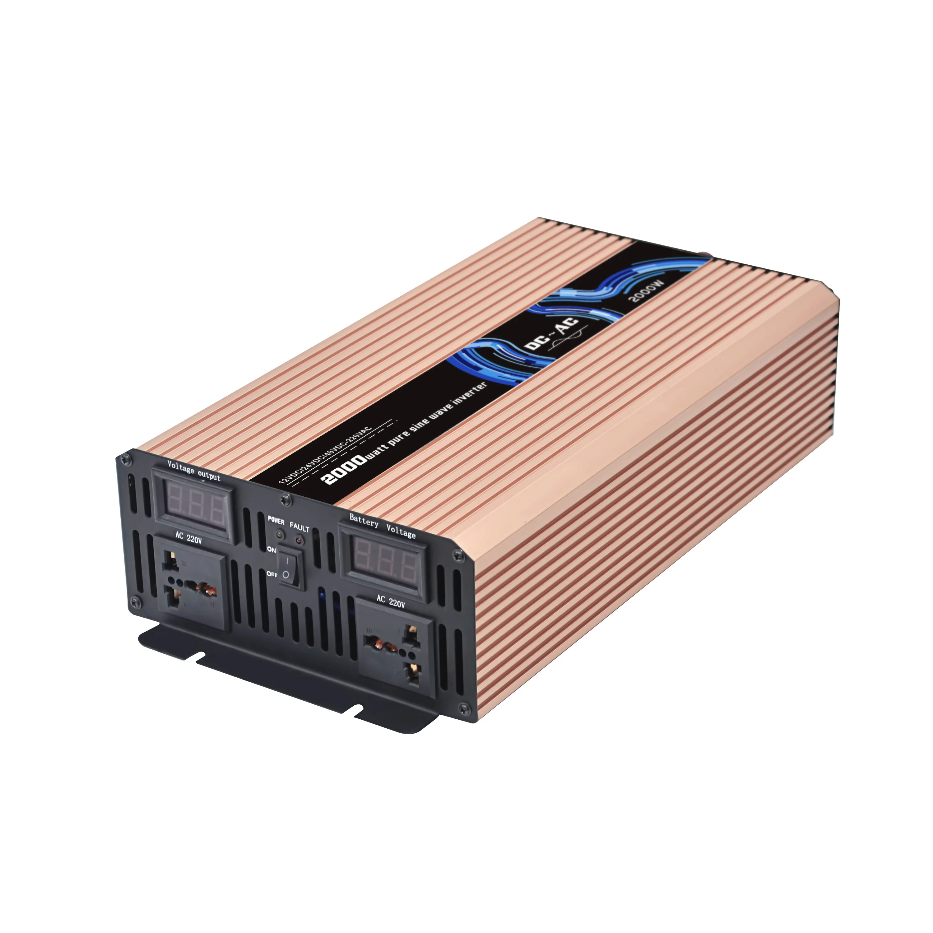 12v 24v high frequency transformer generator portable mobile phone charger 2000 watt 1.5 kw power inverter