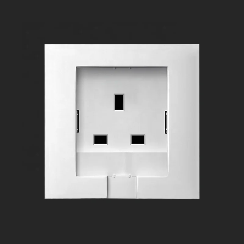86 Type UK Standard Hidden Electrical Wall Socket 13A Waterproof Splash proof Hotel Household Room Saving