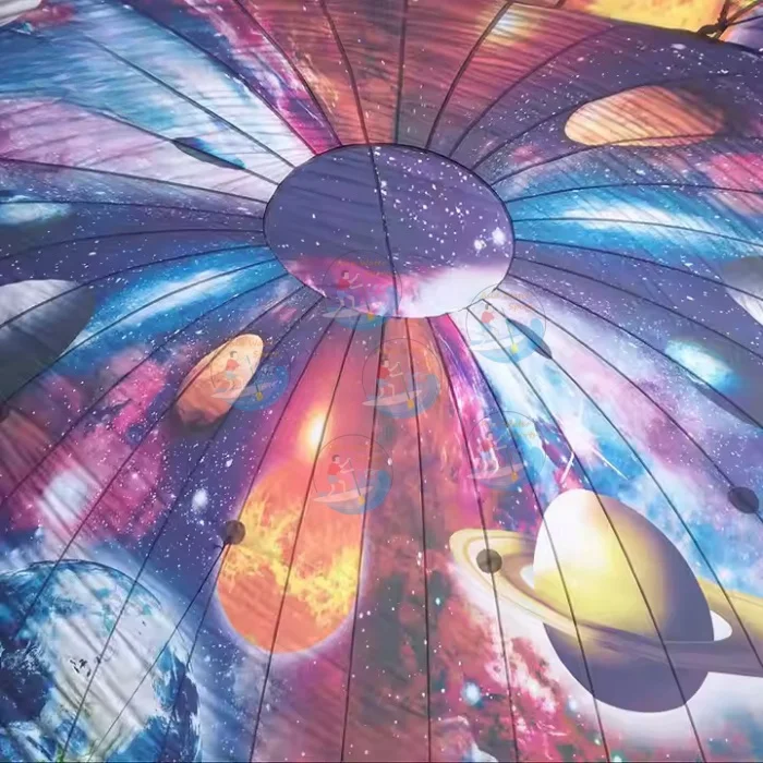 Asia Inflatables 5m inflatable planetarium projection tent with fashion design portable inflatable planetarium tent for sale