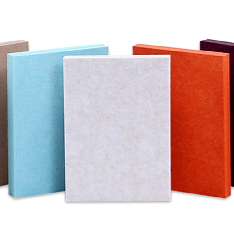 China polyester fiber acoustic panel soundproofing polyester fiber tile acoustic panel