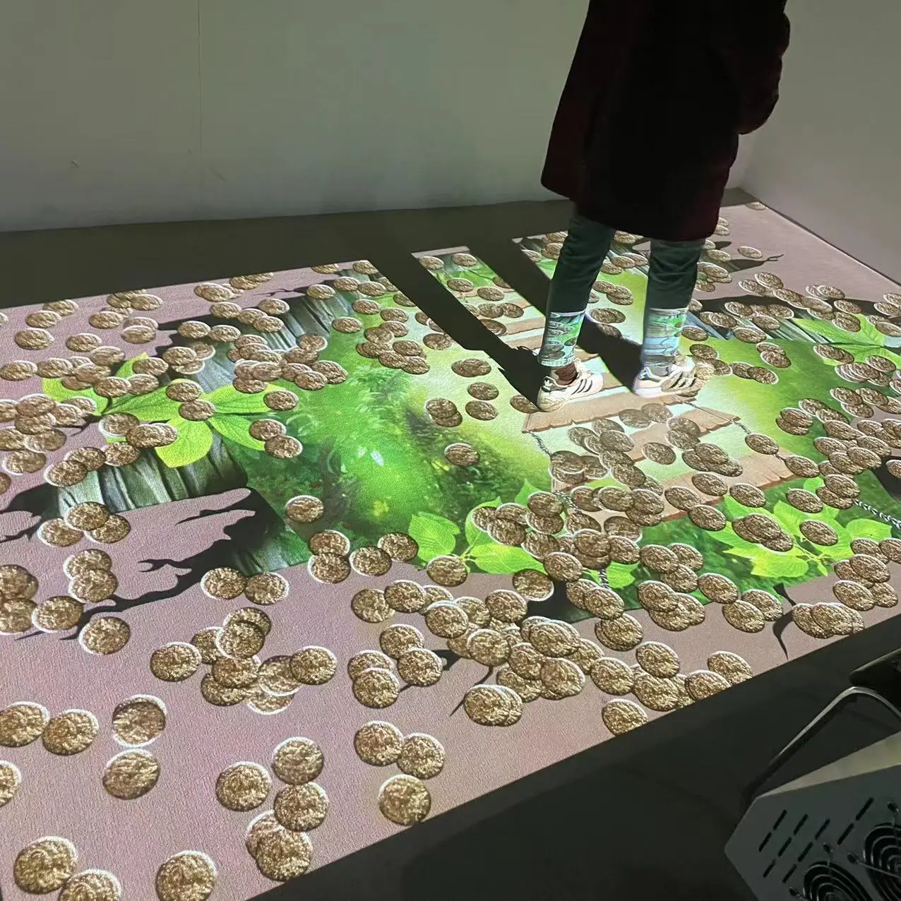 New Of Hot-selling PLC Inverter Alibaba Stock Price  interactive floor projection Dance Floor