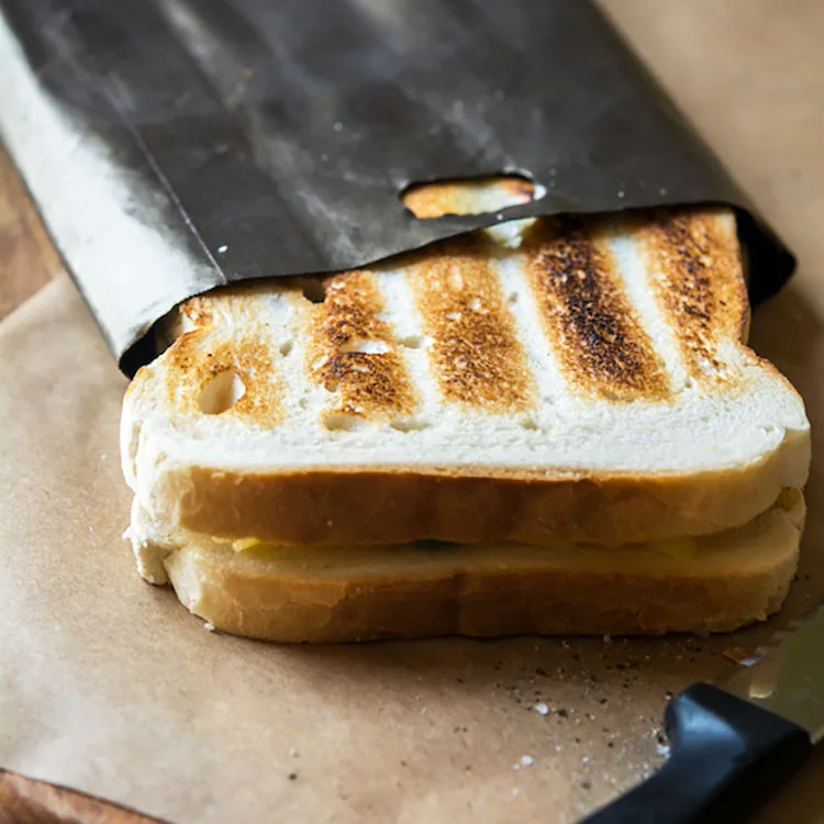 High quality reusable heat resistant nonstick toaster bags for sandwiches