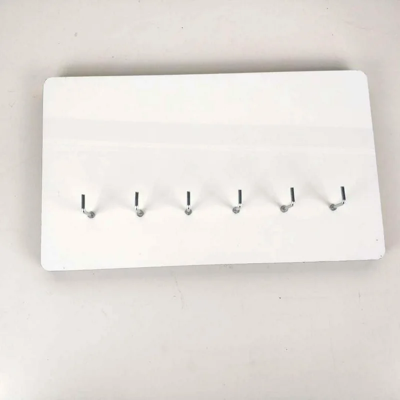 2020 new 6hooks blank sublimamtion MDF key hanger COAT HANGERS