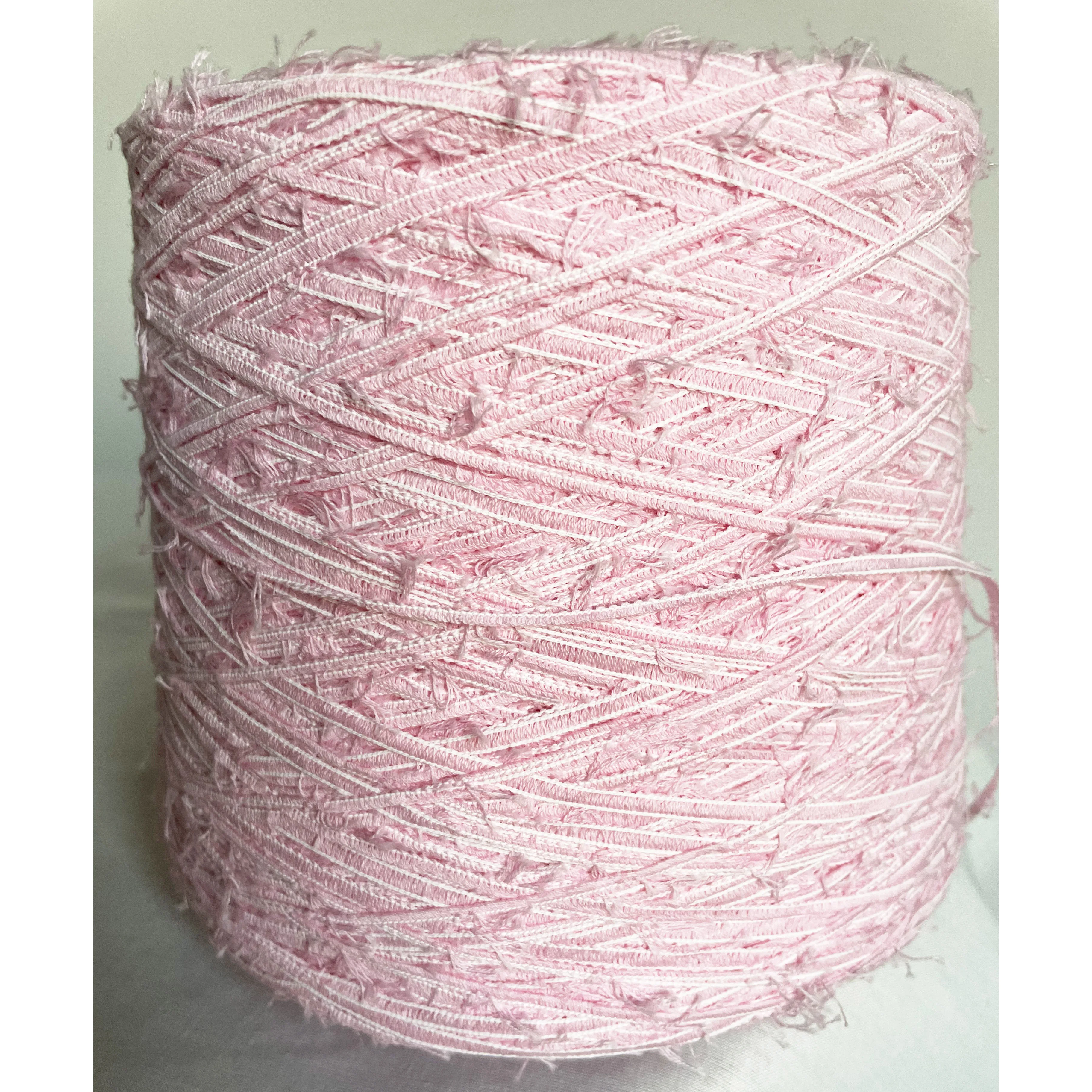 Женские 23/24 весенне-летнего сезона Необычные ленты волосатые пряжа в ажурный узор для крупной вязки свитер и handknitting