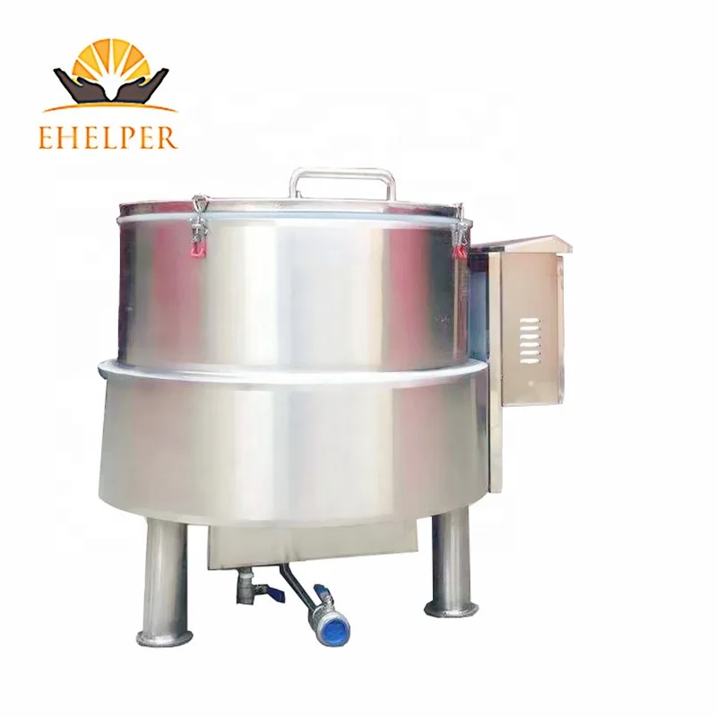 500liter to 1000liter large commercial electric cooking pot for medicine herbl bean soup