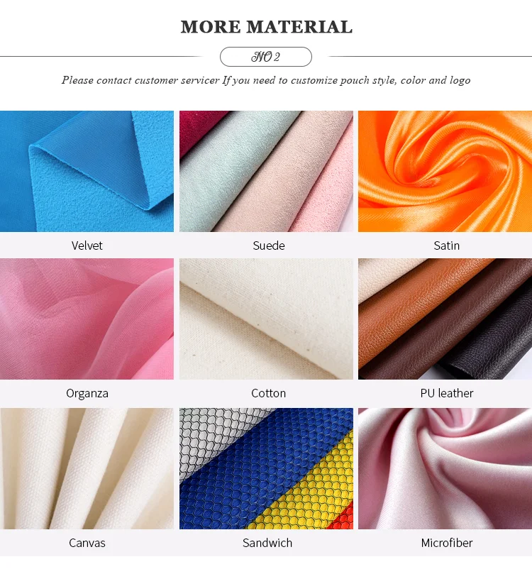 Nature Eco Friendly Jewelry Packing Cotton Drawstring Earrings Pouch Cloth Gift Packaging Bags