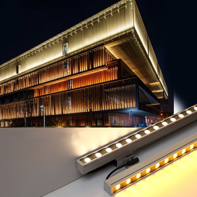 Modern High Brightness 36W Led Wall Washer DMX RGB Color Round LED Wall Washer Outside Party Lighting