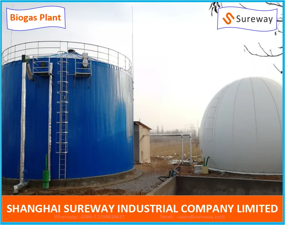 Cstr Anaerobic Reactor Tank Biogas Plant