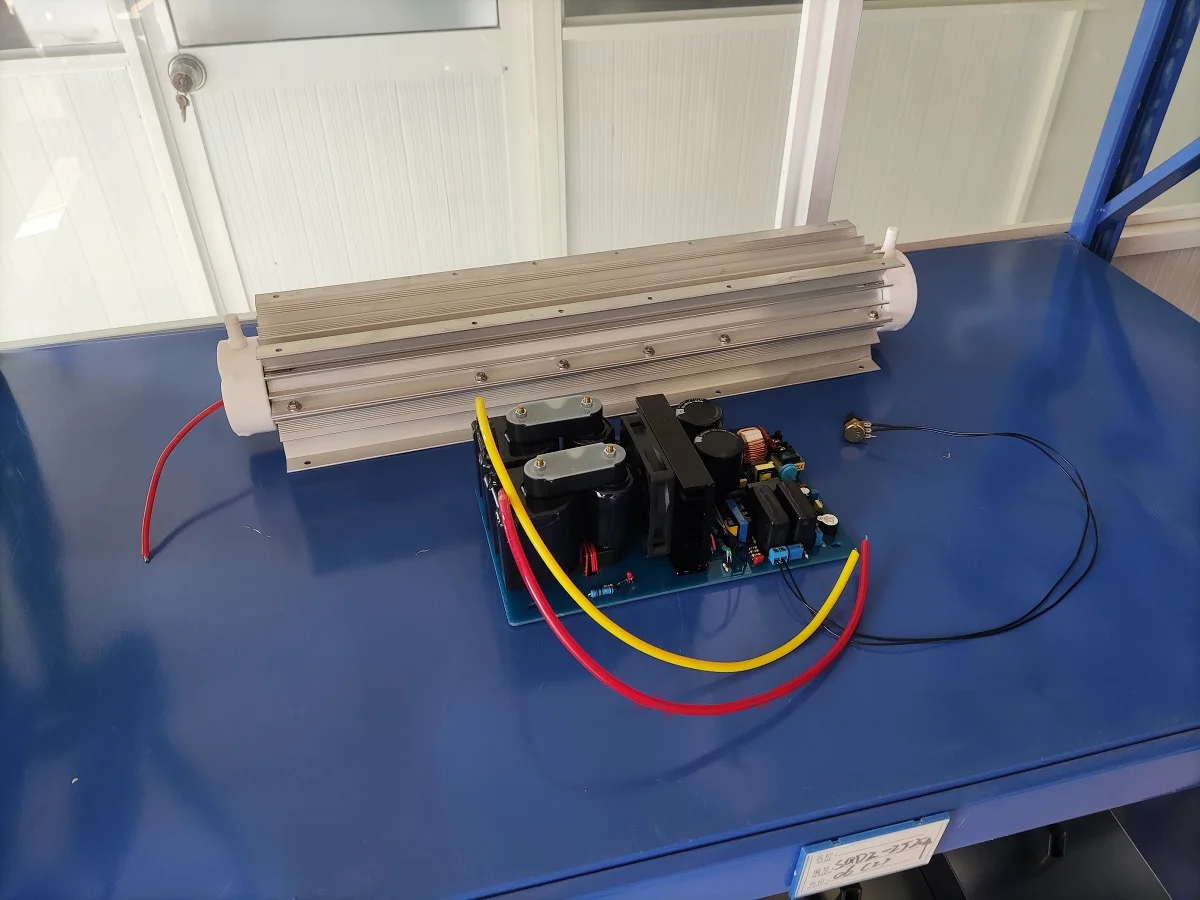 40g/h 50g/h 600W Air Cooling Ozone Generator Quartz Tube With Power Supply for Water Treatment