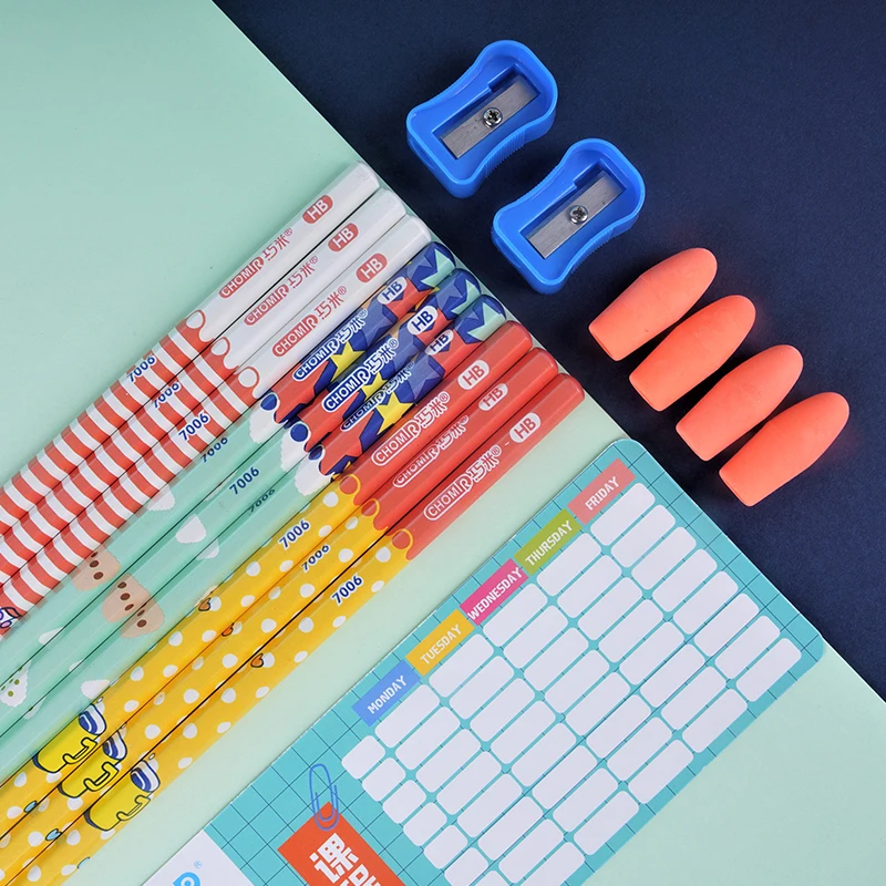 Wholesale customized stationery graphite pencil