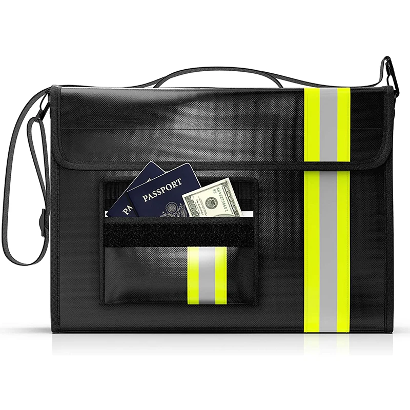 High Quality Portable Computer Bag Fireproof Waterproof Explosion-proof Surface Bags Organizer Document File Folder