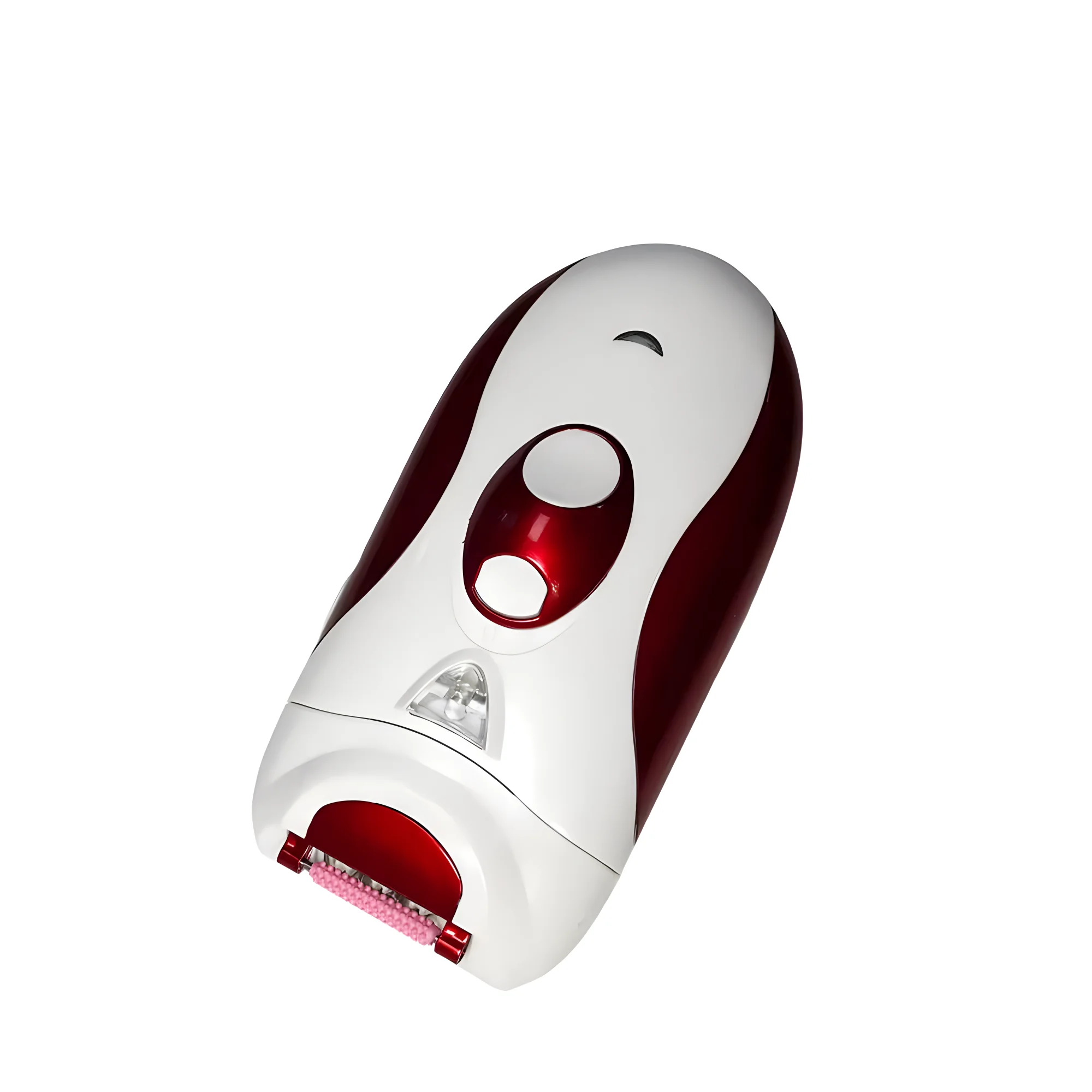 Multi-function Crimson Battery-operated Replaceable Heads 2 In 1 Lady Shaver Epilator for Women