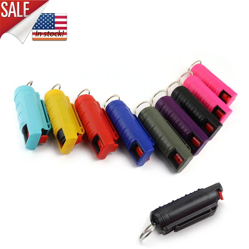 Outdoor Emergency Self Defense Keychain Set 20ML Keychain self defense for Women