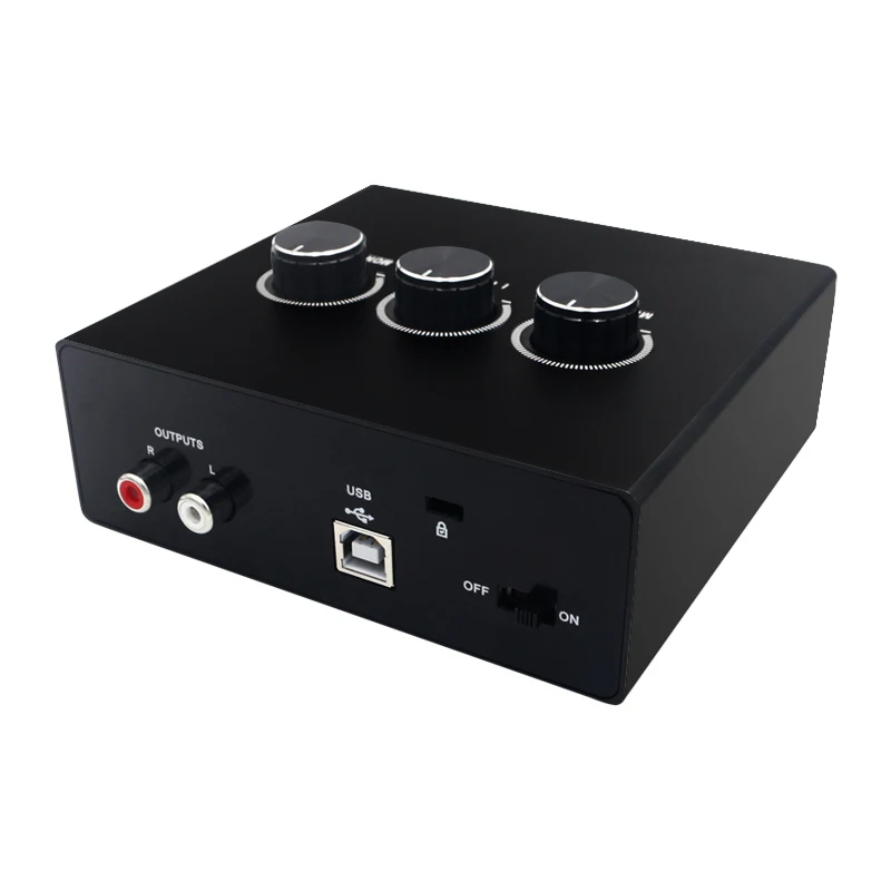 2022 2x2 USB audio interface for recording microphones and instruments Audiophile 48 kHz resolution for professional audio