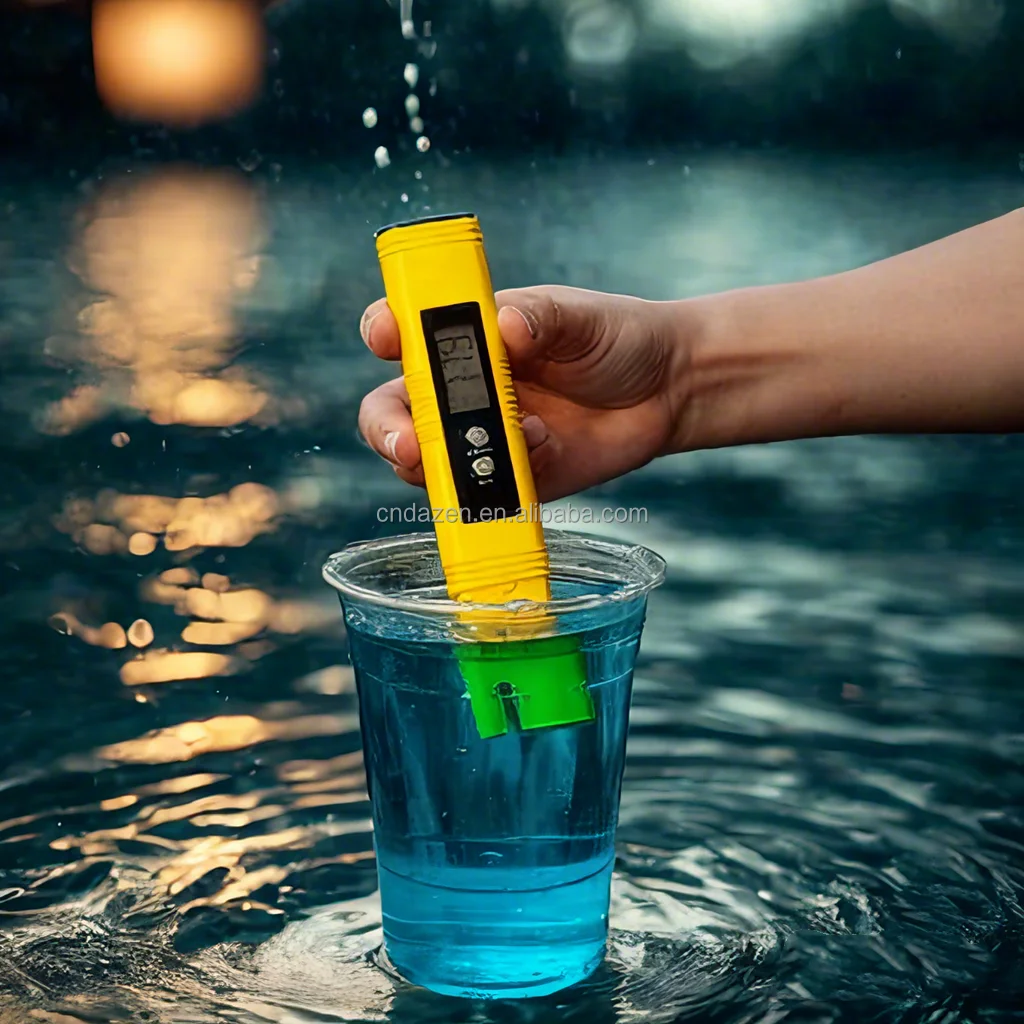 Digital pH Meter Tester Pen ABS Hydroponics Water Analyzer for Home Use Smart Home TDS Pen