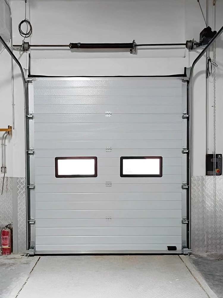 China Industrial Overhead Sectional Vertical Lift Overhead Upgrading Doors Industrial Lifting Door