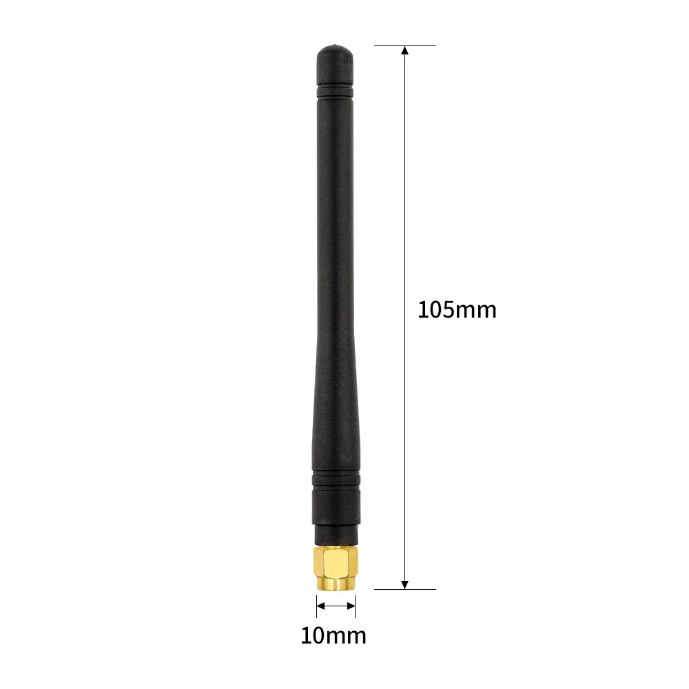 115mm length omni direction rubber GSM 3G antenna multi band SMA male straight stubby 3g gprs gsm antenna