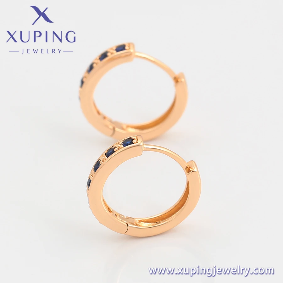 S00013321 Xuping jewelry Exquisite earrings fashion jewelry hot sale earrings row diamond 18K gold earrings