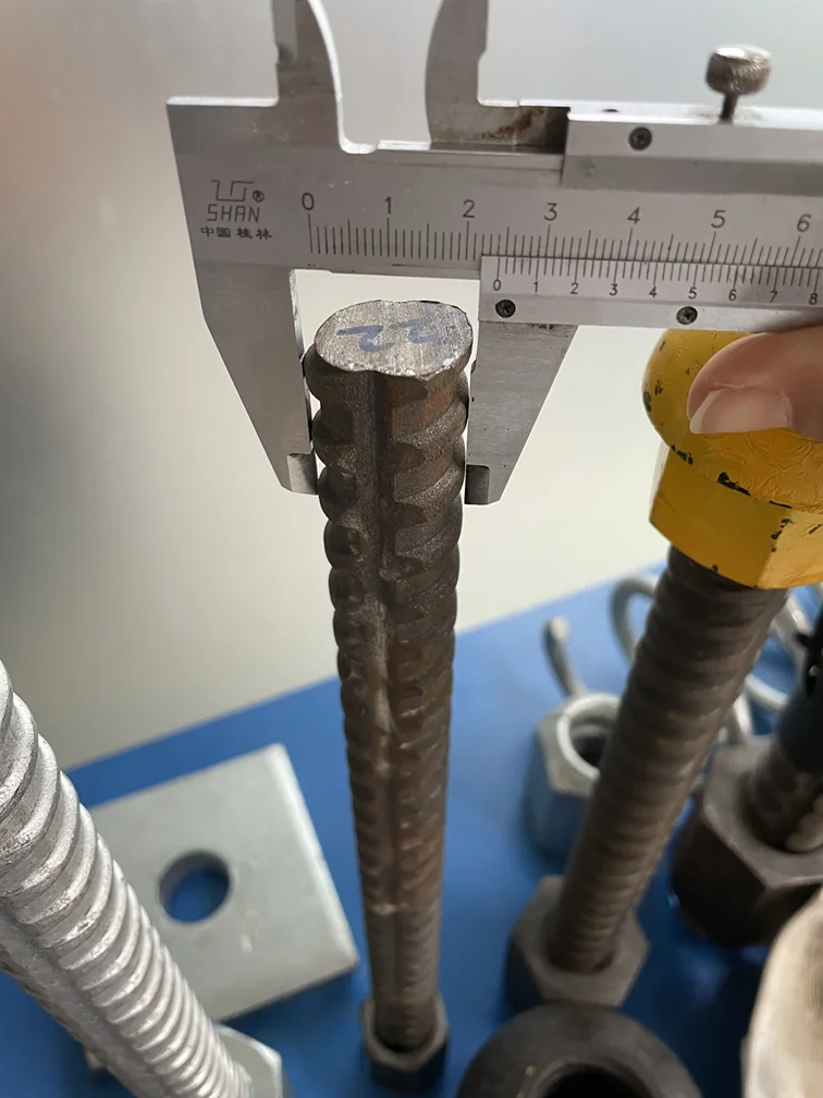 Hot rolled Fully threaded bar Dia.22mm-670/ 800Mpa for mining