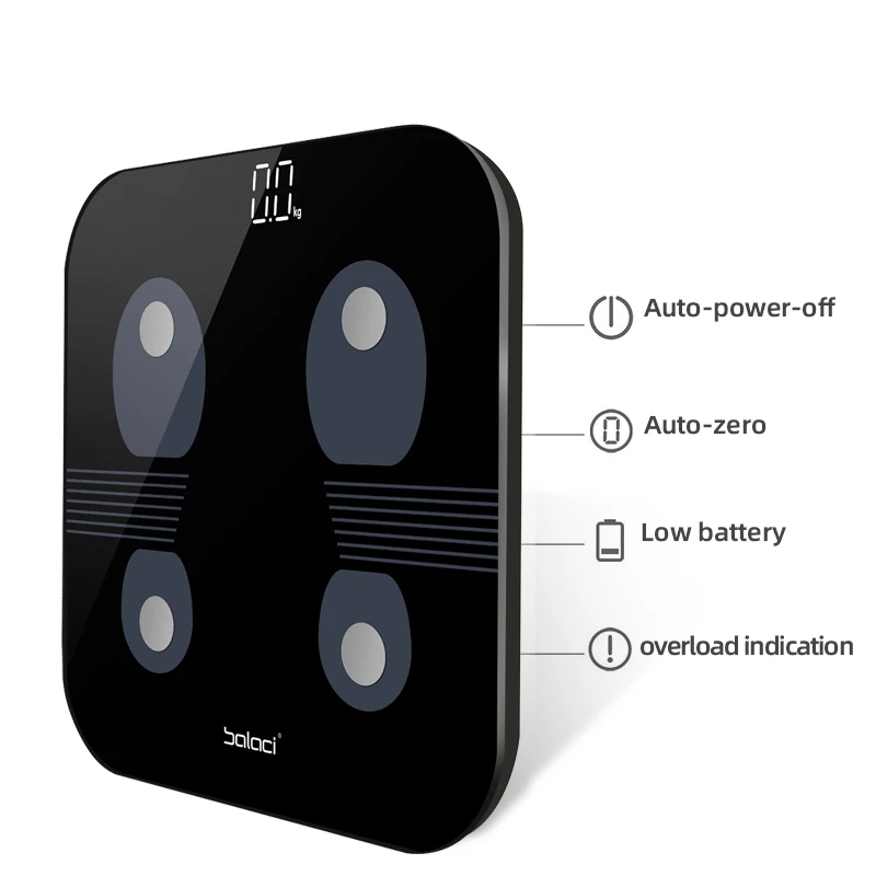 Smart Digital Portable Bathroom Weight Scale Bt Electronic Blue Tooth Weight Scale