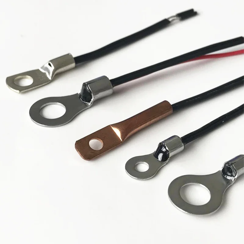 Water Resistant Epoxy Resin NTC Thermistor 10k 3892 Ring Lug Temperature Sensor for Heater