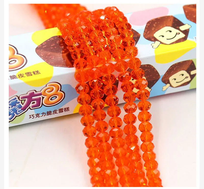 Blues Wholesale Round Glass Bead 36 Colors 3mm 4mm 6mm 8mm 10mm Loose Faceted Crystal Beads for Jewelry Making
