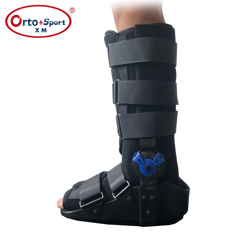 Breathable Comfortable ROM Hinged Walking Boot Post Op Adjustable Pneumatic Walker Brace