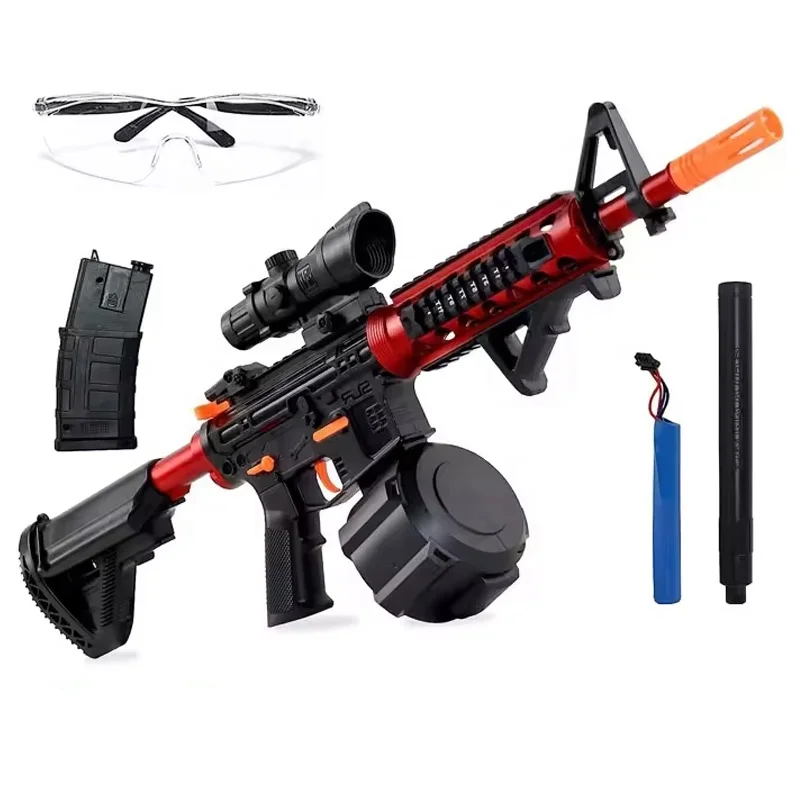 Electric M4A1 Gel Splatter Blaster Toy Gun Safe Bullet Blaster Gun Education Shooting M4A1 Toy Gun For Christmas Gift