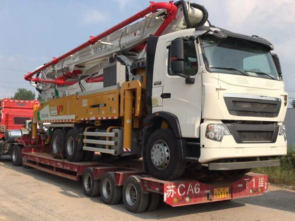 Energy saving Hybrid Pump Truck 52m Concrete pump truck HB52VH Howo 6x4 Chassis for Hot Sale