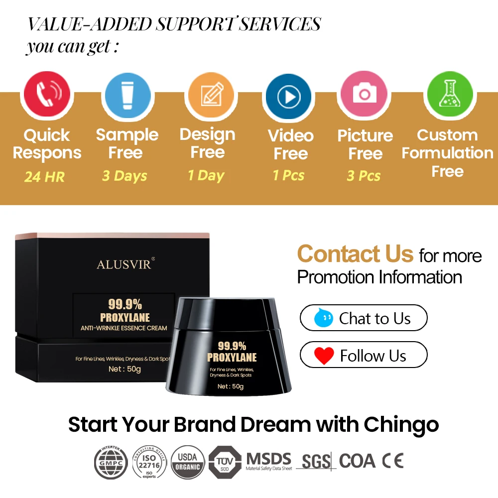 Private Label Luxury 99.9% Xylane Pro Cream Peptide Anti Aging Repair Wrinkle Regenerating Facial Moisturizer Lotion Face Cream