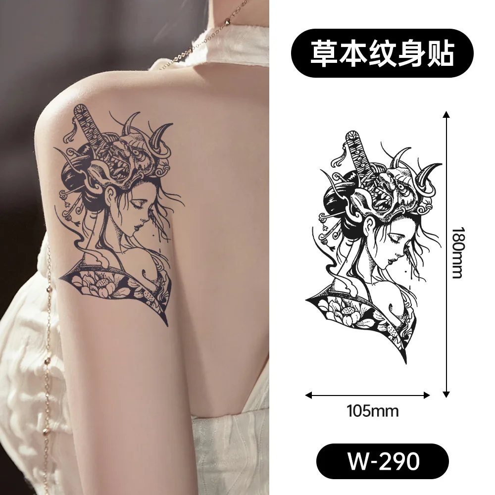 Private brand OEM 3D Watercolor Temporary tattoo paste color waterproof and sweat resistant